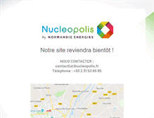 Tablet Screenshot of nucleopolis.com